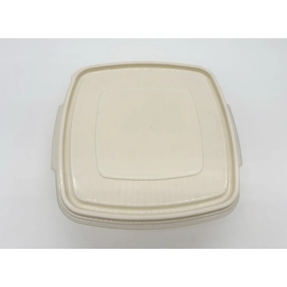 Rubbermaid Servin Saver 10 Cup #3  Square Food Storage Container With Lid Almond